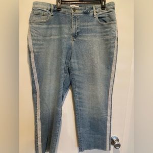 MOVING SALE Lane Bryant straight jeans with rhinestones on sides